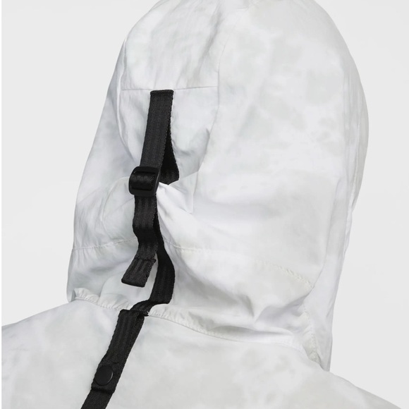 Nike Tech Pack Men's White gray watercolor Hooded sports Jacket windbreaker XL - Picture 13 of 15